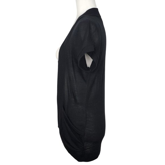 Mossimo Knit Short Sleeve Black Cardigan Sweater - Picture 4 of 9